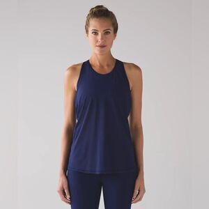 Lululemon Fit Physique Tank Top Hero Blue Sleeveless Size 4